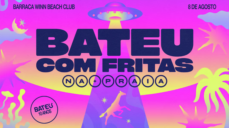 Bateu Com Fritas Na Praia
